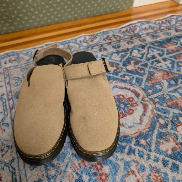 Dr. Martens Carlson Tan Slingback Mules - Picture 5 of 9